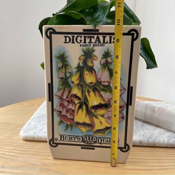 Vintage Burt’s Seed for Quality- Digitalis fancy mix ceramic sign - Picture 3 of 10